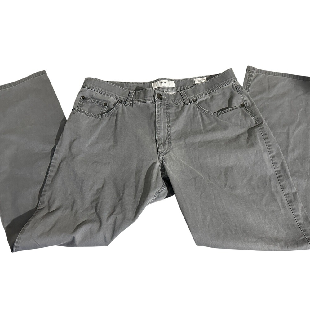 Brax feel good Gray -cooper fancy -regular fit pants Men size 36